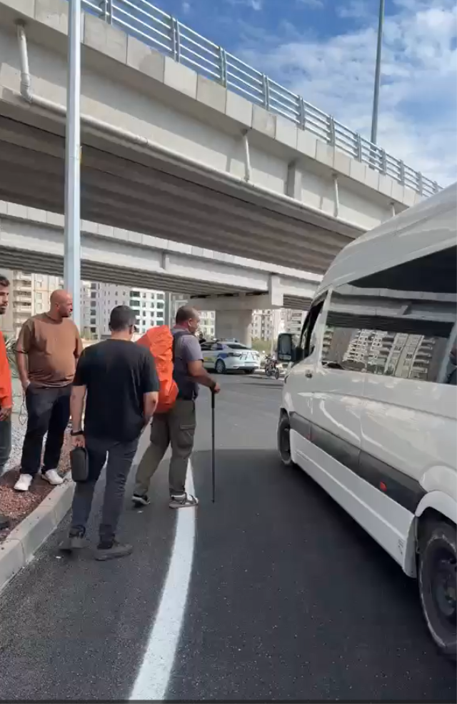 Kızı Narin için Ankara'ya yürüyen baba Arif Güran Urfa'da hastanelik oldu