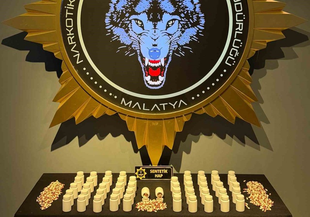 Malatya polisi sokak satıcılarına operasyonda 2 bin 920 hap ele geçirdi, 4 tutuklandı