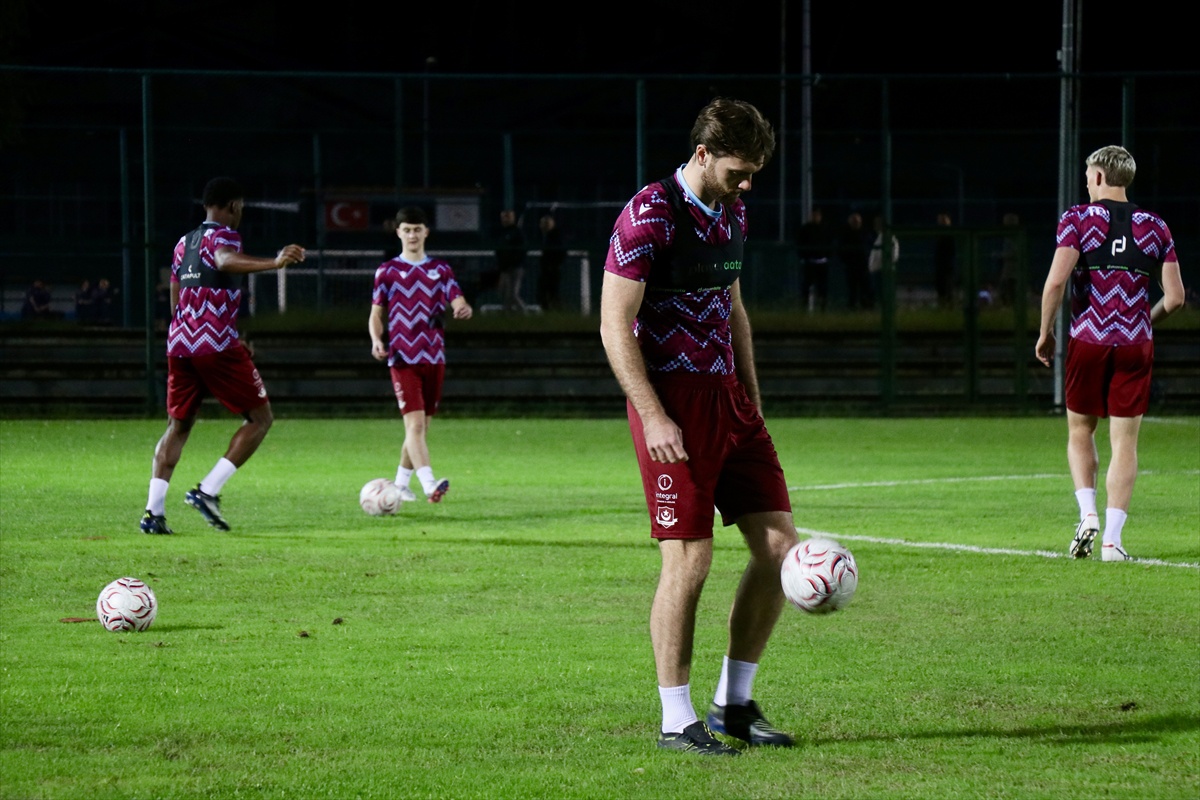 Drogheda United, Trabzonspor\'a konuk olacağı dostluk maçının hazırlıklarını tamamladı