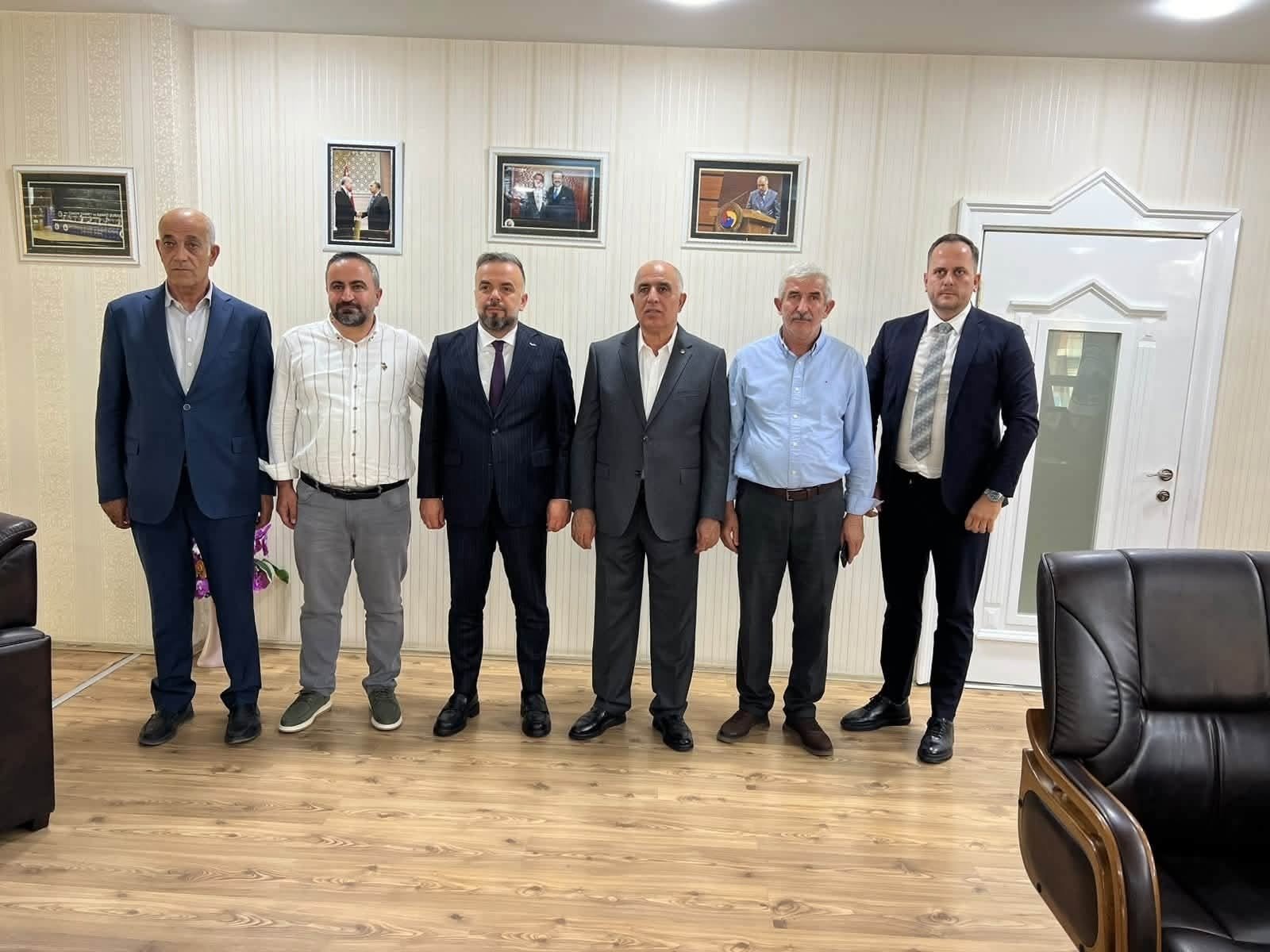 ZÜCDER heyeti Ağrı'da ATSO'yu ziyaret etti, ortak proje olanakları görüşüldü