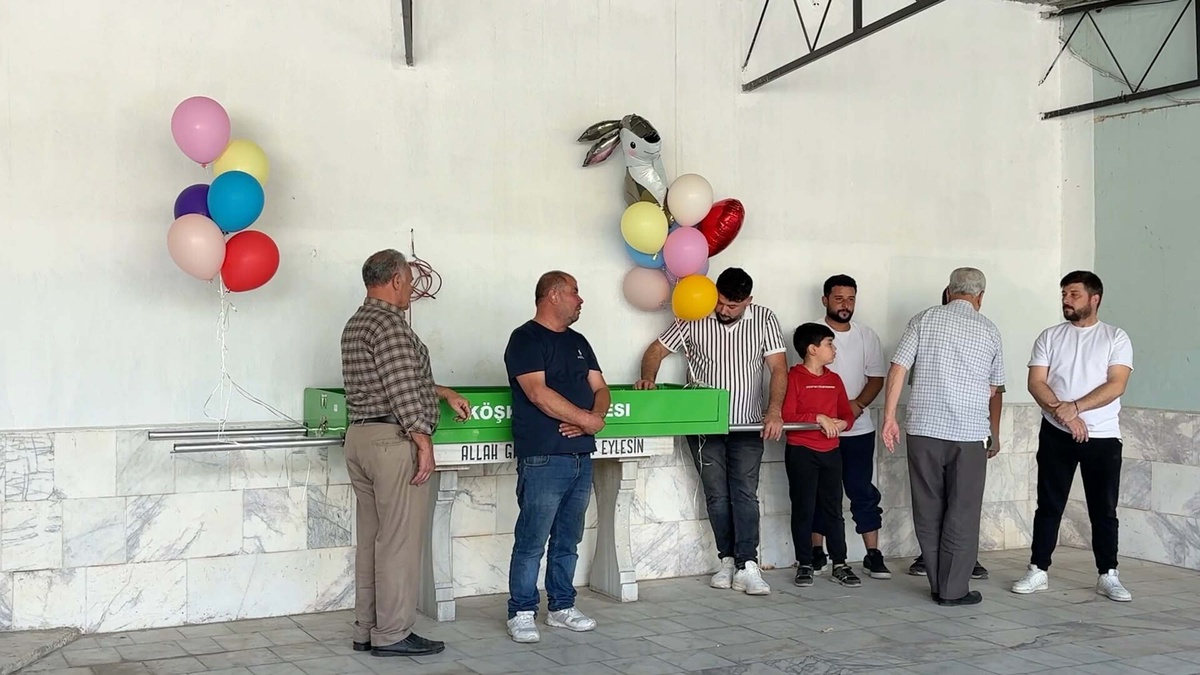 Aydın Köşk\'te lösemiyle mücadele eden 9 yaşındaki çocuk, balonlarla toprağa verildi