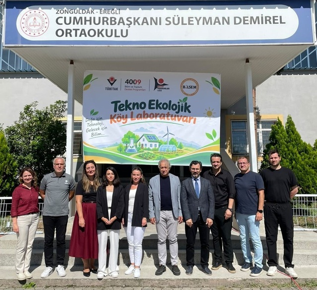 BEUN'un TÜBİTAK 4009 kapsamındaki projesi Kdz. Ereğli'de köy okulunda tamamlandı