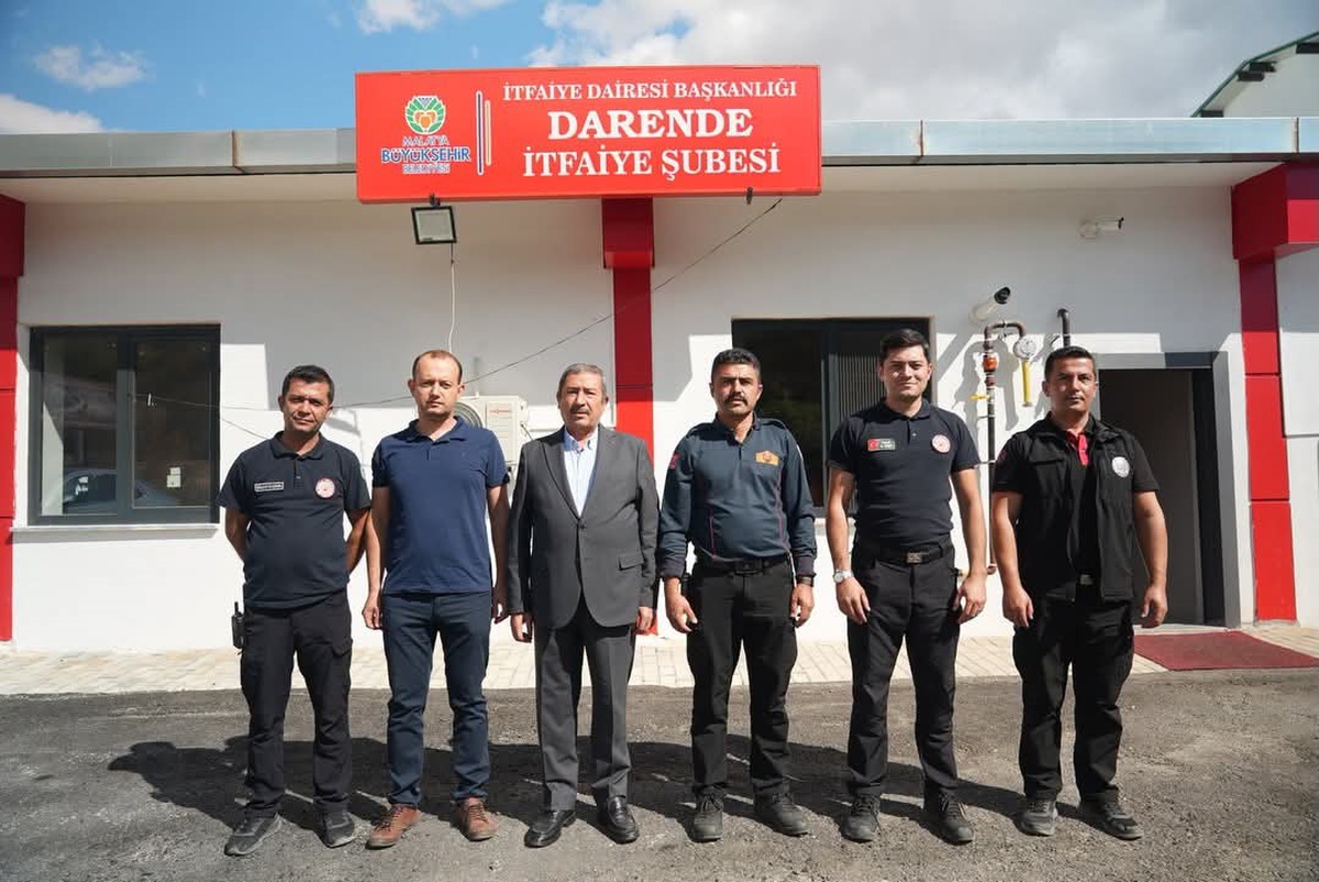 Darende Belediye Başkanı Bozkurt, İtfaiye Haftası\'nda itfaiyecileri ziyaret etti