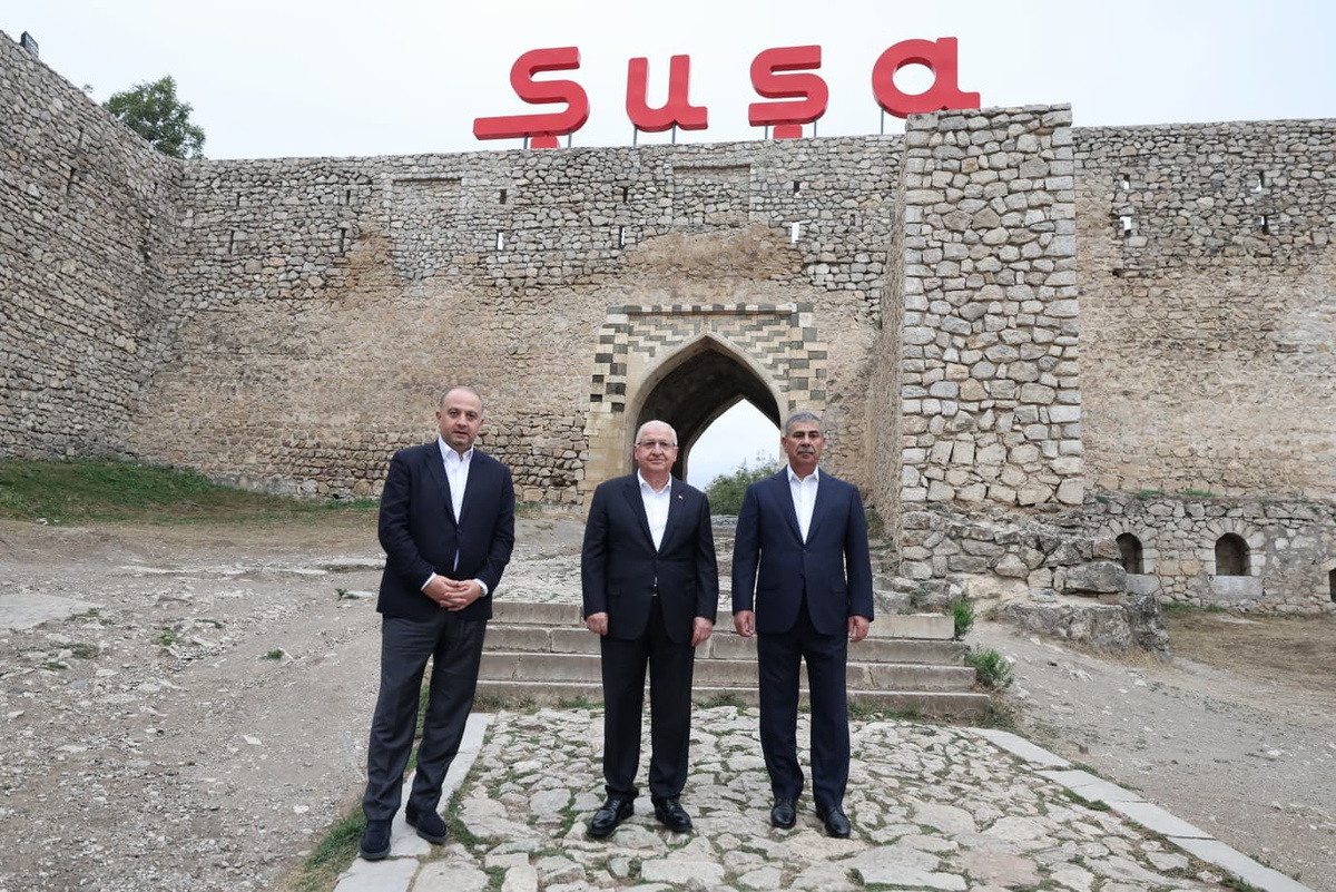 Bakan Güler, Şuşa\'da Azerbaycanlı ve Gürcistanlı mevkidaşlarıyla inceleme yaptı
