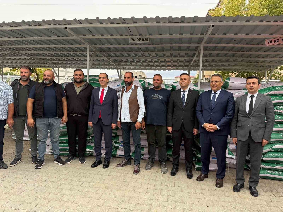Iğdır’da sertifikalı buğday tohumu dağıtımı gerçekleştirildi