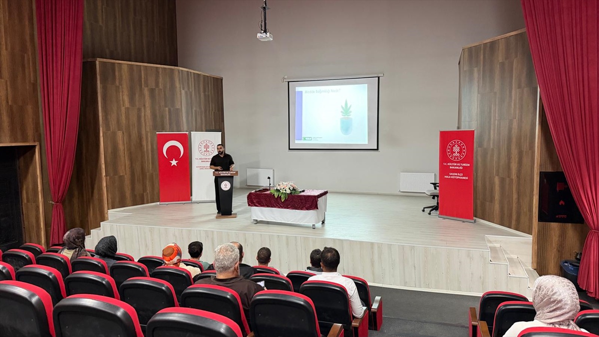 Batman Sason\'da Gençlik ve Spor personeline bağımlılıkla mücadele eğitimi verildi