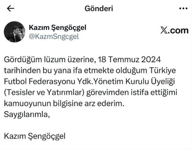 TFF'de istifa dalgası büyüyor! Sayının 12'ye ulaştığı iddia edildi