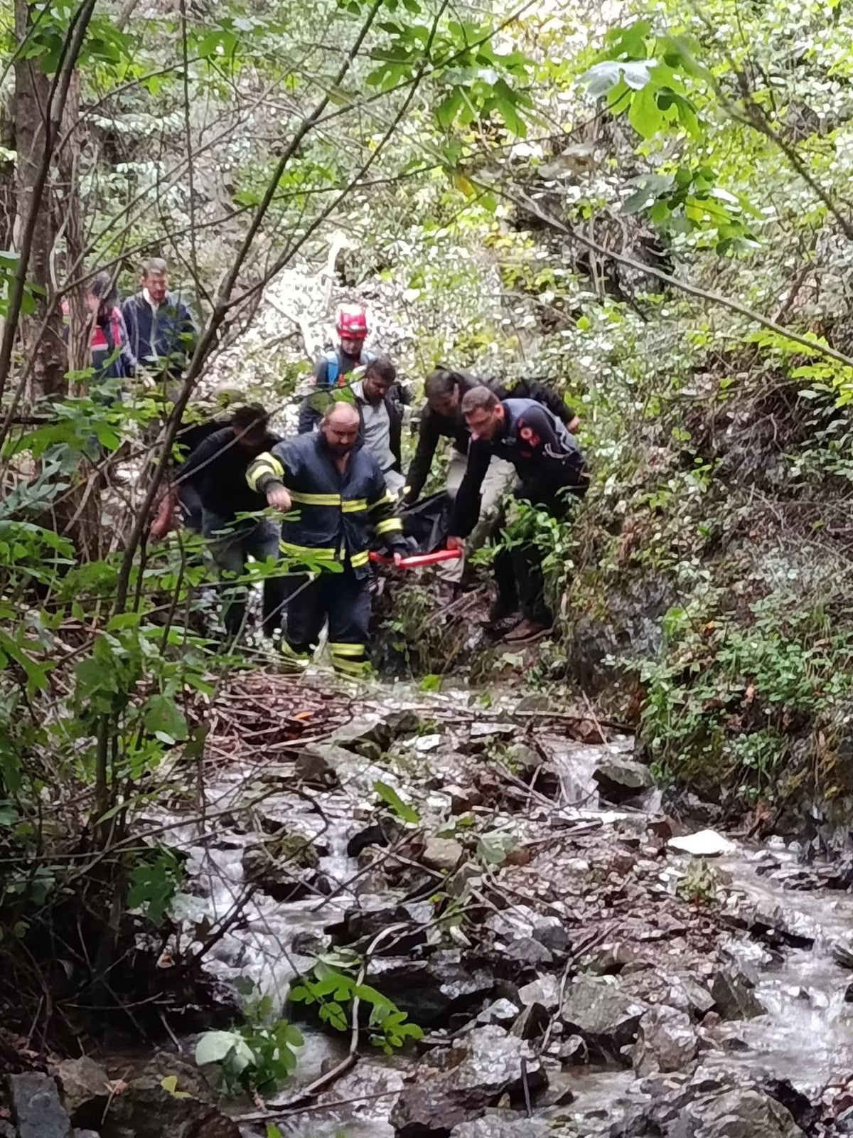 Artvin Yusufeli\'de otomobili uçuruma yuvarlanan sürücü hayatını kaybetti