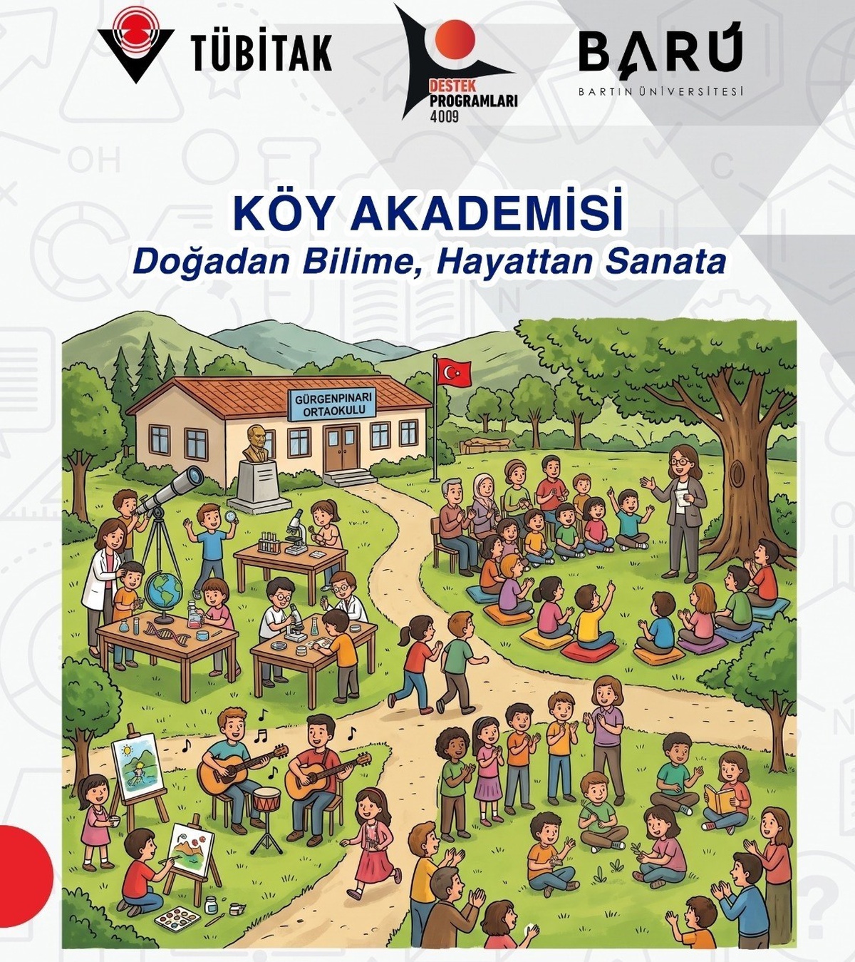 Bartın Üniversitesinin Köy Akademisi projesi Gürgenpınarı Ortaokulunda başlıyor