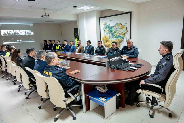 Bilecik'te okul çevresi güvenliği için servis denetimleri masaya yatırıldı