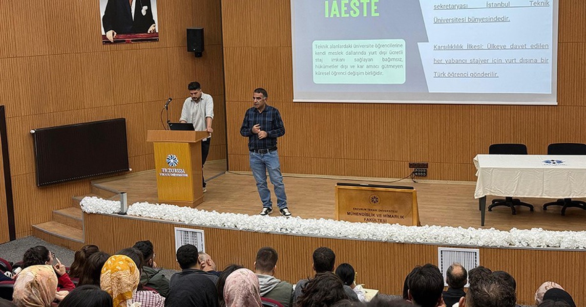 ETÜ\'de IAESTE programında öğrencilere Hindistan ve Tayvan değişim imkanları anlatıldı