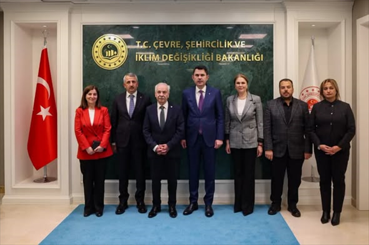 Keşan\'ın altyapı projeleri Bakan Kurum\'la görüşüldü, asbest borular ele alındı
