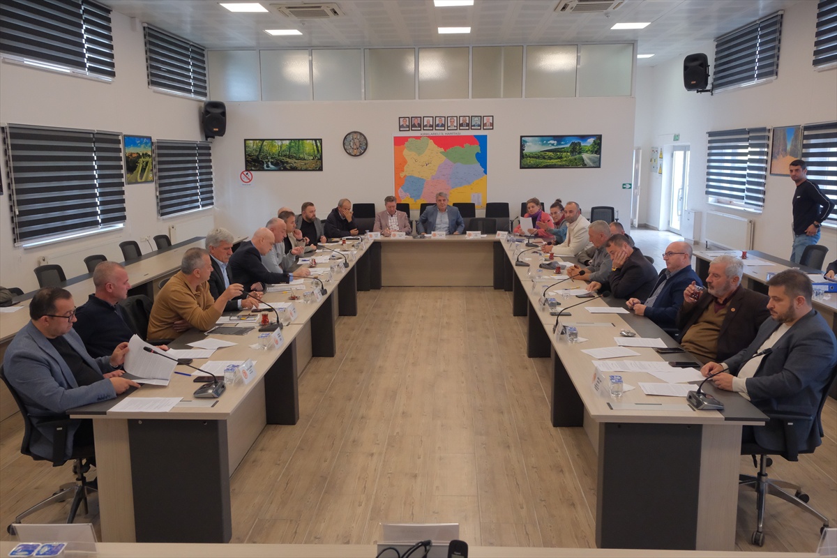 Kırklareli İl Genel Meclisi ekim ayı ikinci toplantısını Geriş başkanlığında yaptı