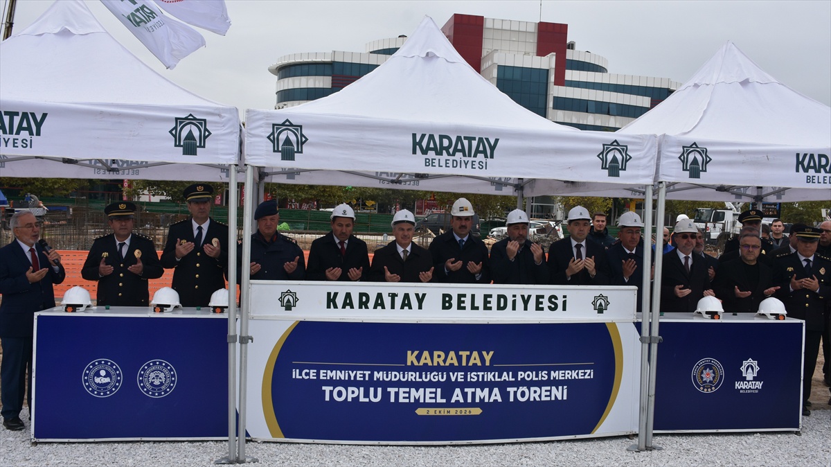 Konya Karatay\'da emniyet ve polis merkezi için 236 milyon TL\'lik yatırımın temeli atıldı