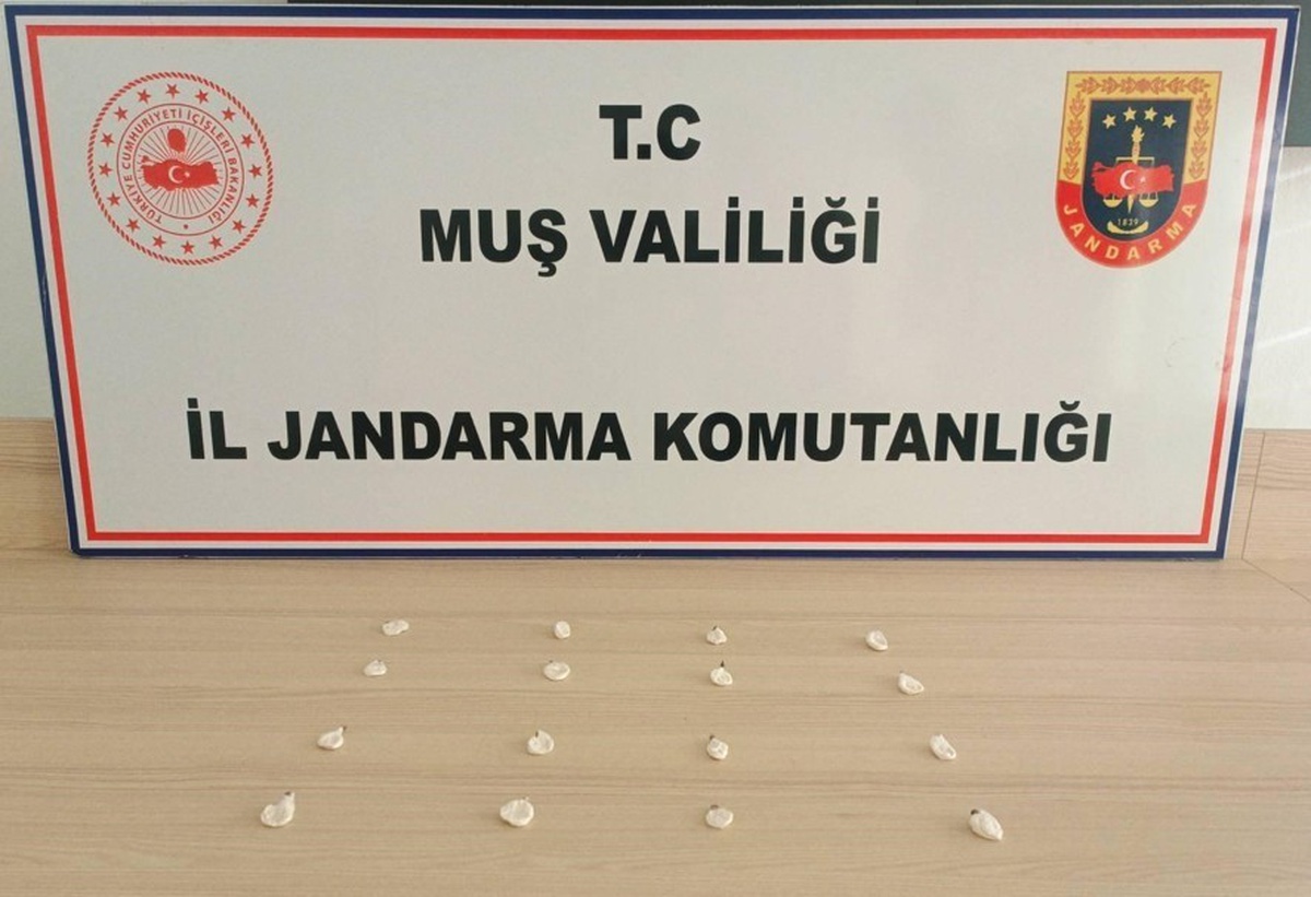 Muş\'ta eylülde 19 olayda 3 kilo 51 gram esrar ele geçirildi, 3 şüpheli tutuklandı