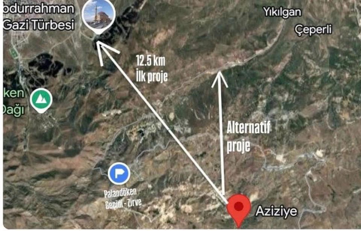Tekman\'a Palandöken Tüneli için ilk teknik adım Aziziye-Yıkılgan\'da atıldı