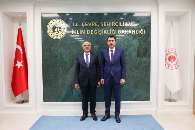 Sami Er, Bakan Kurum'la Malatya'nın yeniden imar ve inşa sürecini görüştü