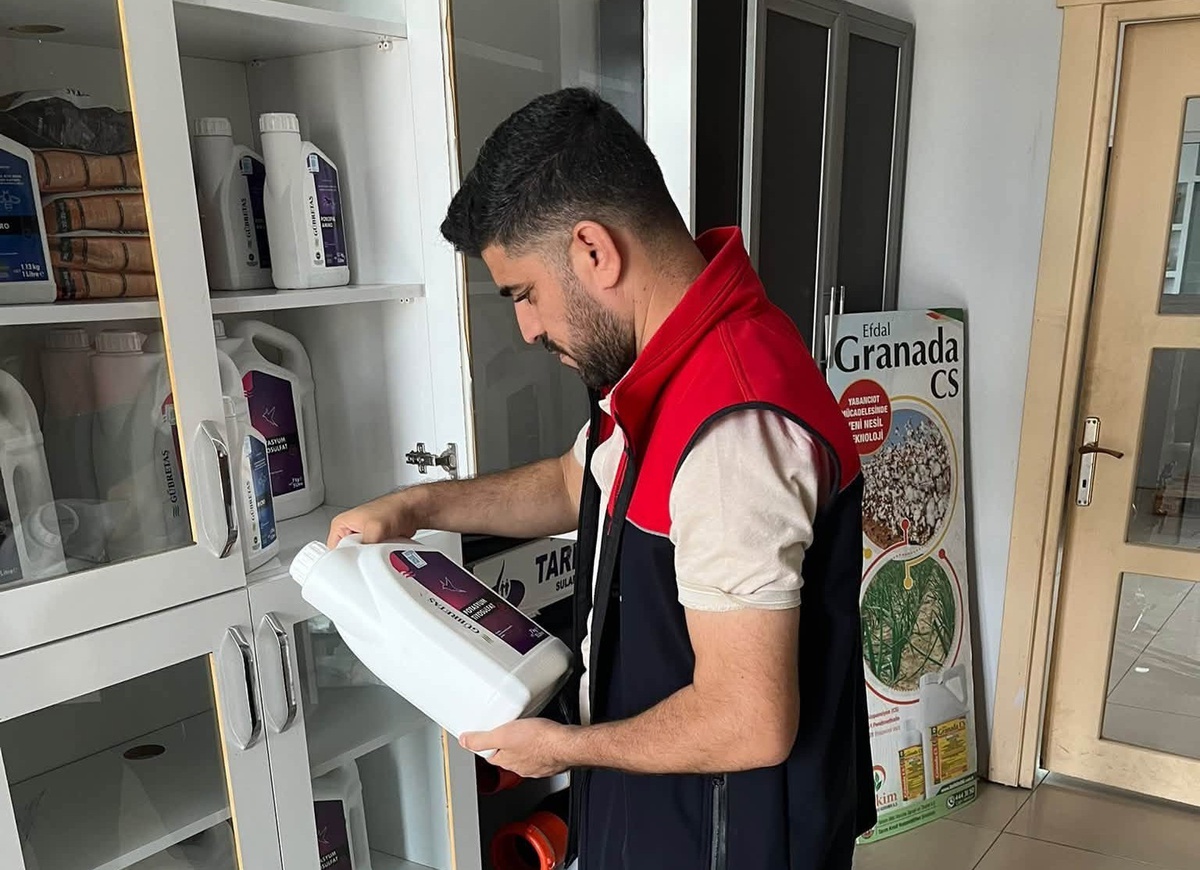 Cizre\'de Tarım ve Orman ekipleri gübre bayilerini denetledi, uygunsuz satışa izin yok