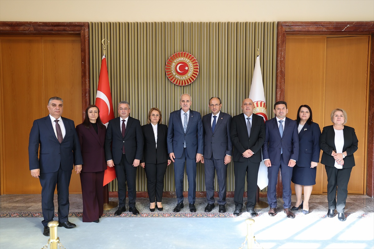 Bulgaristan Meclisi Başkanvekili Sabri, TBMM Başkanı Kurtulmuş tarafından kabul edildi