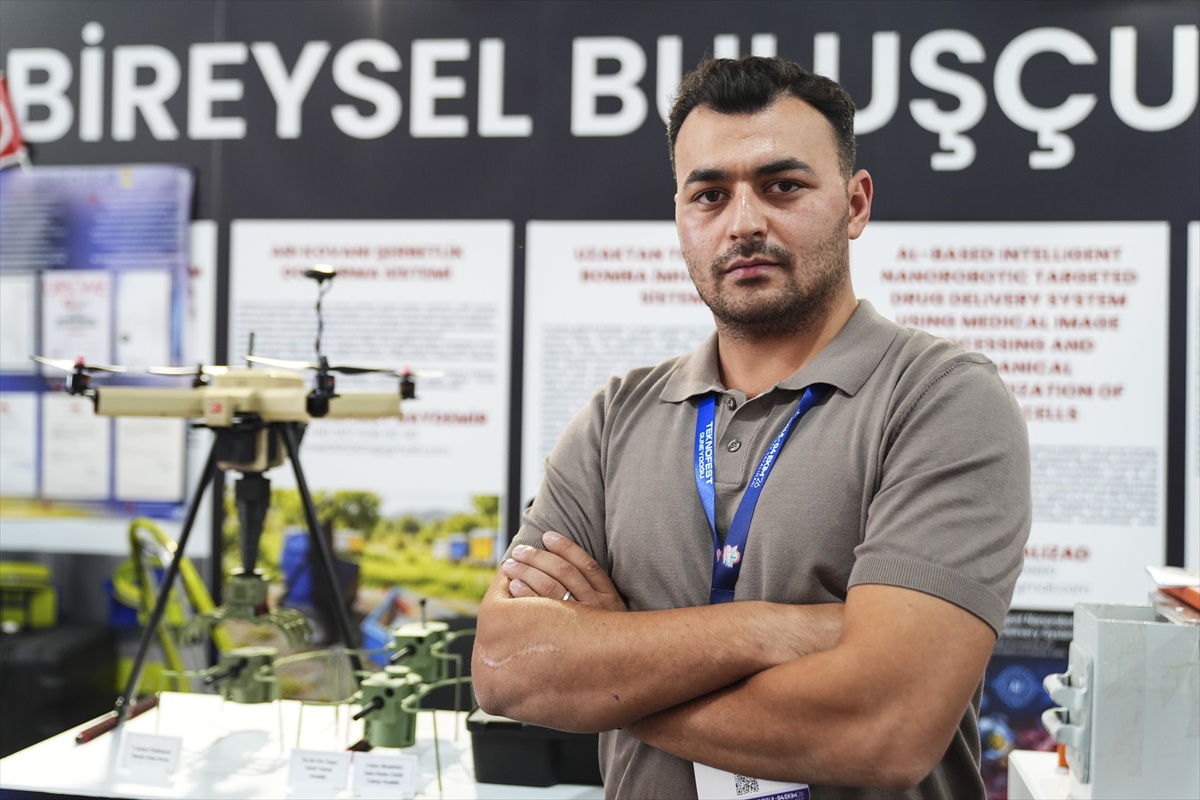 Şanlıurfa TEKNOFEST\'te bomba imha dronu tanıtıldı, 45 dakika operasyon yürütebiliyor