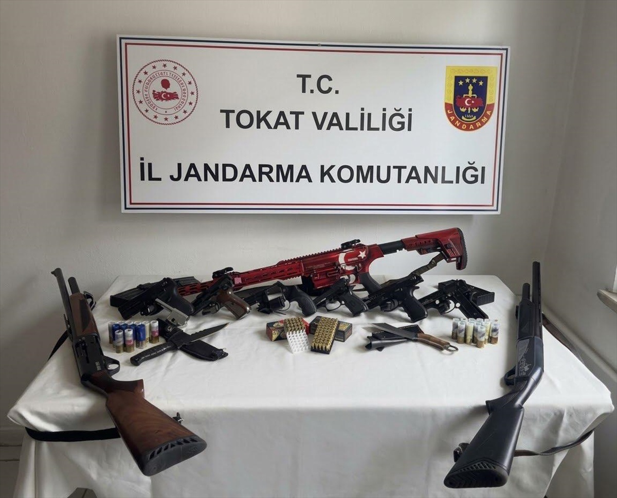Tokat merkez ve ilçelerinde silah operasyonunda 29 şüpheli gözaltına alındı