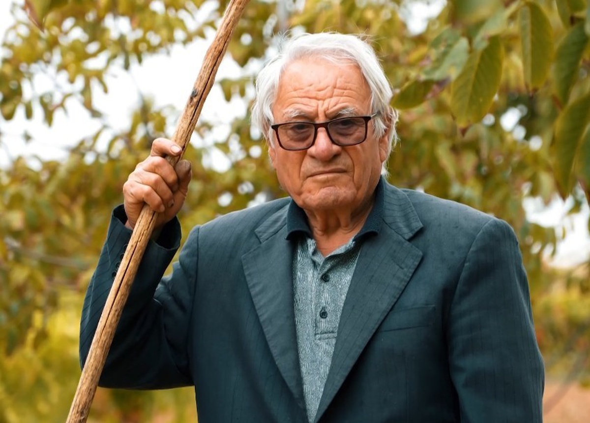 78 yaşındaki Hüseyin Er, Kaman\'da ceviz bahçesinde bozlak söyleyerek üretiyor