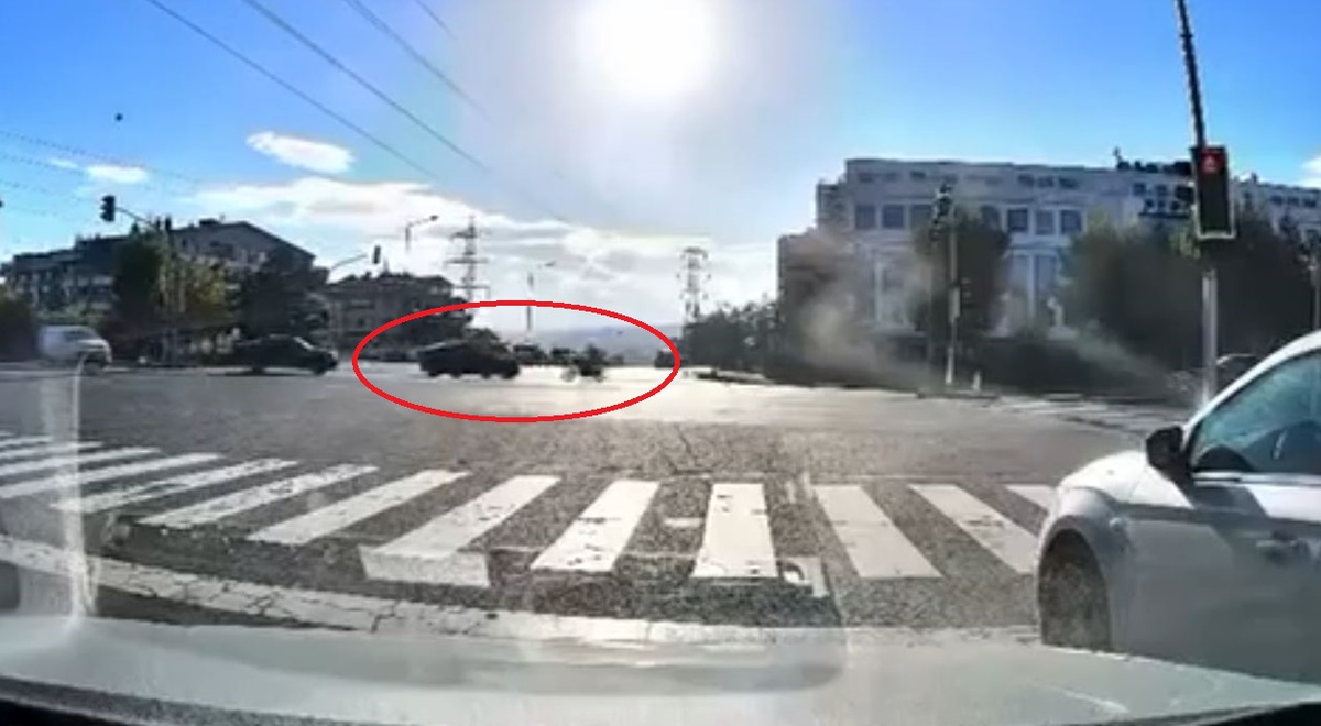 Ankara\'da ölümlü motosiklet kazasının araç kamerası görüntüleri ortaya çıktı