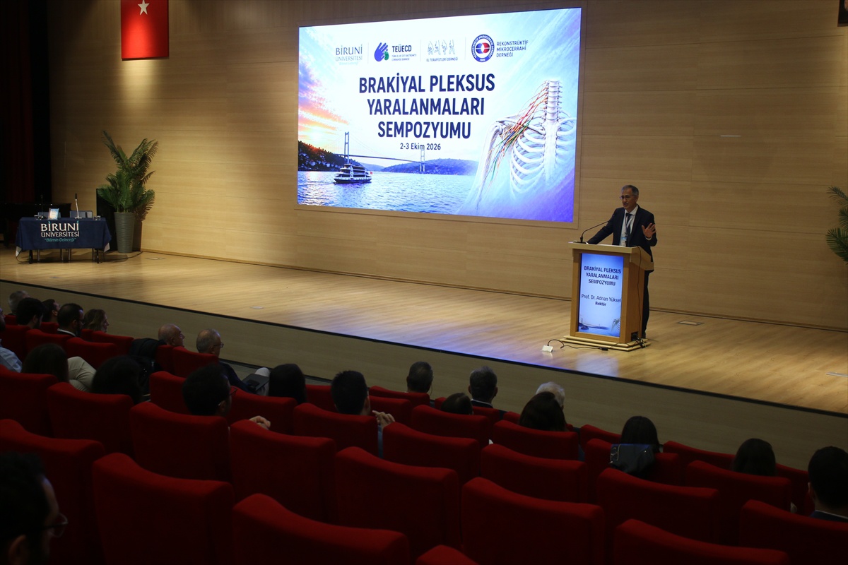 Biruni\'de brakiyal pleksus sempozyumu yapıldı, Rektör Yüksel yeni ufuk vurguladı