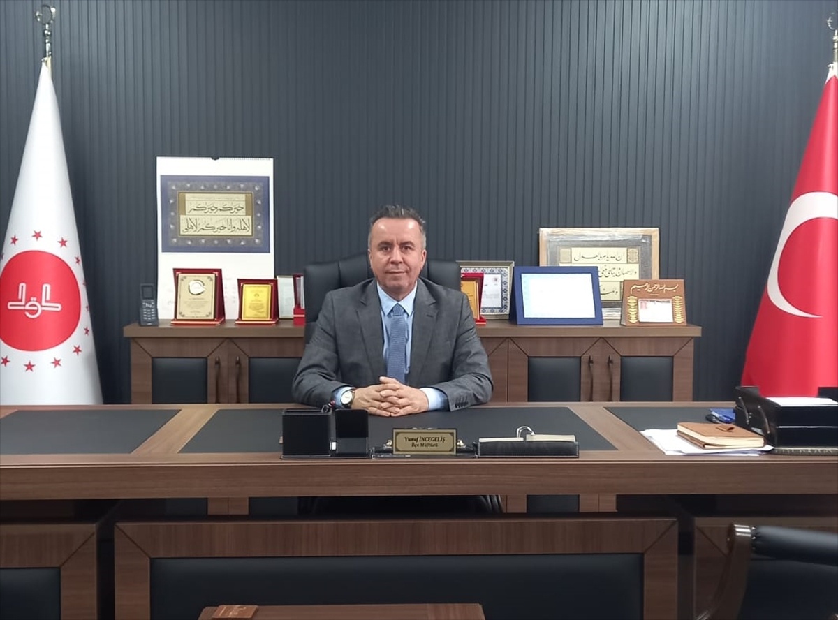 Almanya\'daki DİTİB görevinden Yeniçağa Müftülüğüne atanan İncegeliş göreve başladı