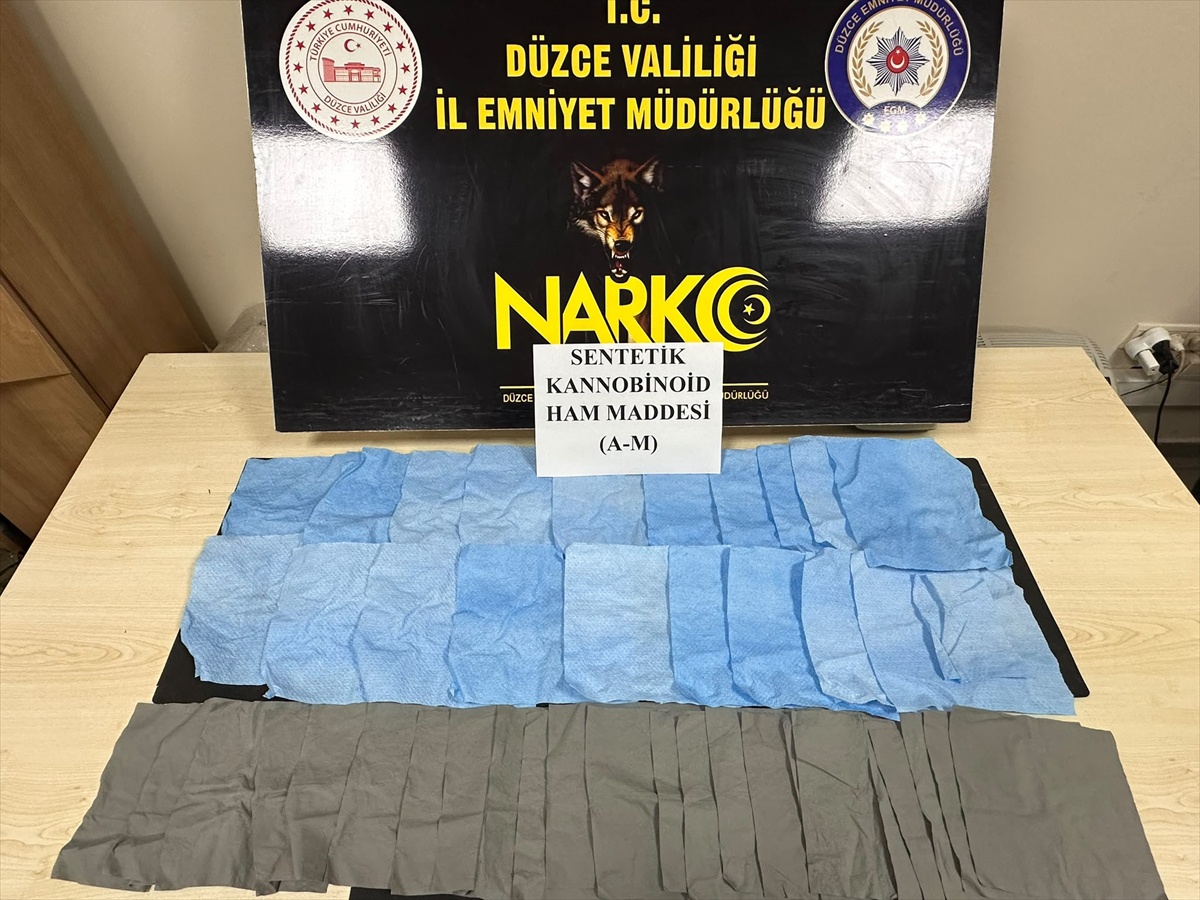 Düzce\'de 88 bin 102 uyuşturucu hap ele geçirildi, 2 şüpheli tutuklandı