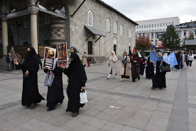 Erzurum'da sağlık çalışanları 151 haftadır Gazze için yürüyor