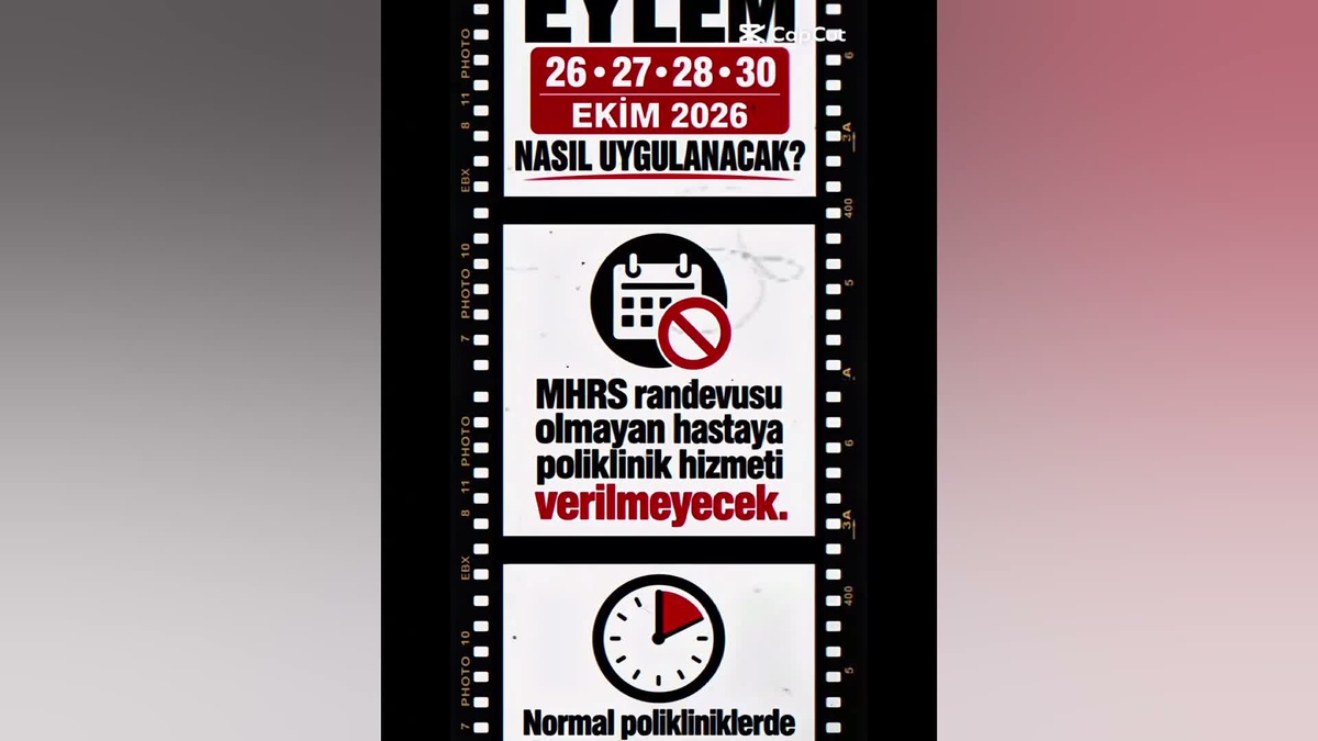 Hekim Birliği Sendikası, 26-30 Ekim\'de normal poliklinikte en az 10 dakika ayıracak