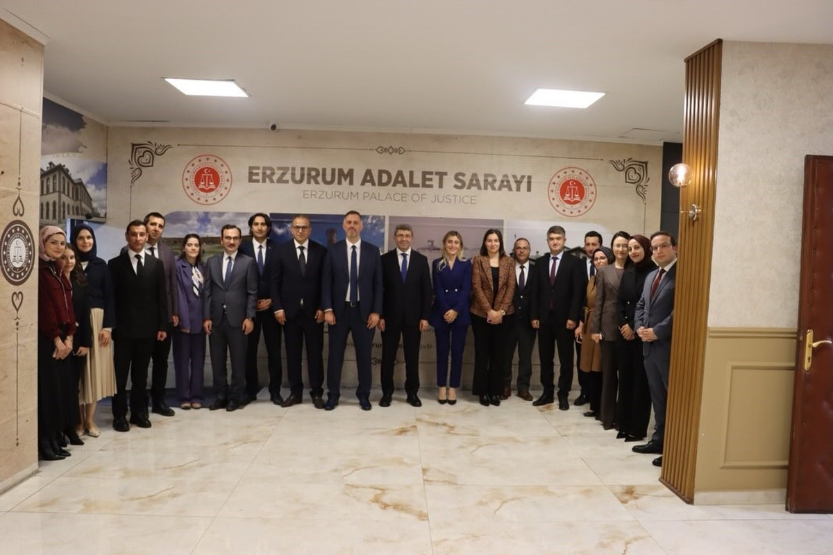 HSK heyeti Erzurum Adliyesi\'nde hakim ve savcılarla toplantı yapıp talepleri dinledi
