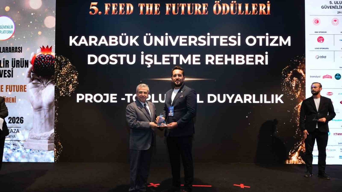 KBÜ\'nün otizm dostu restoran projesi Toplumsal Duyarlılık ödülü kazandı