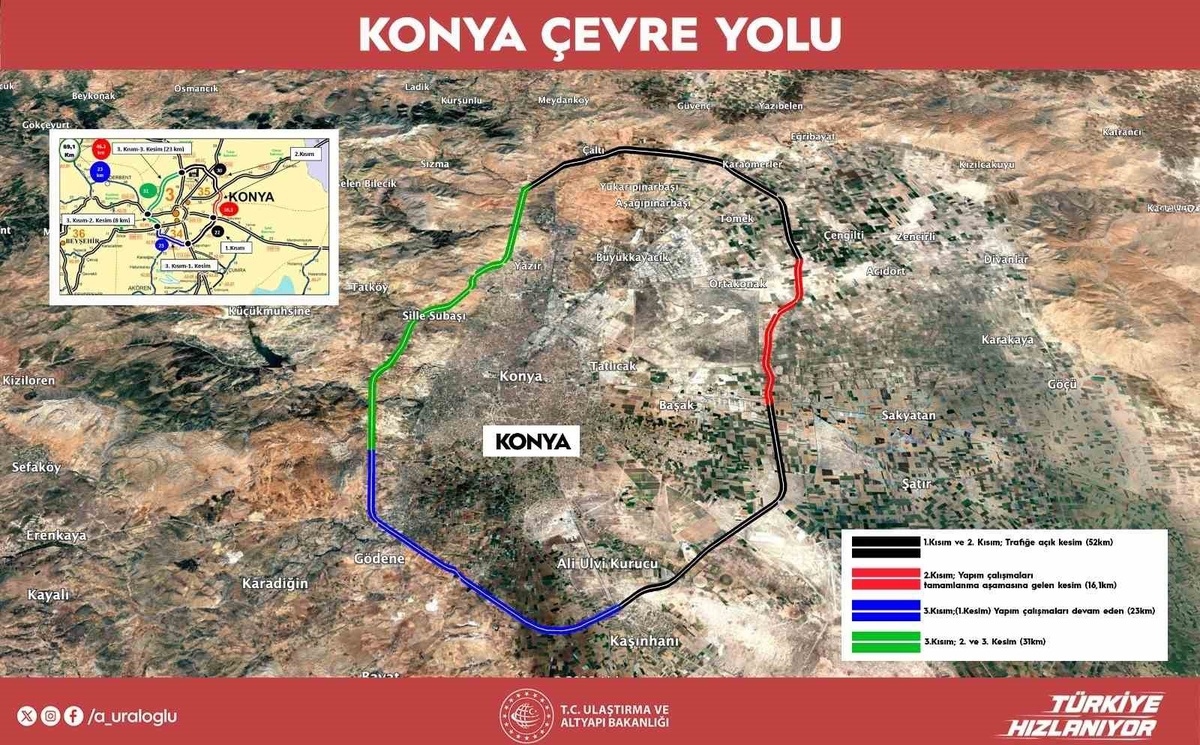 Konya\'nın ulaşımını değiştirecek proje! Yolculuk 40 dakika kısalacak