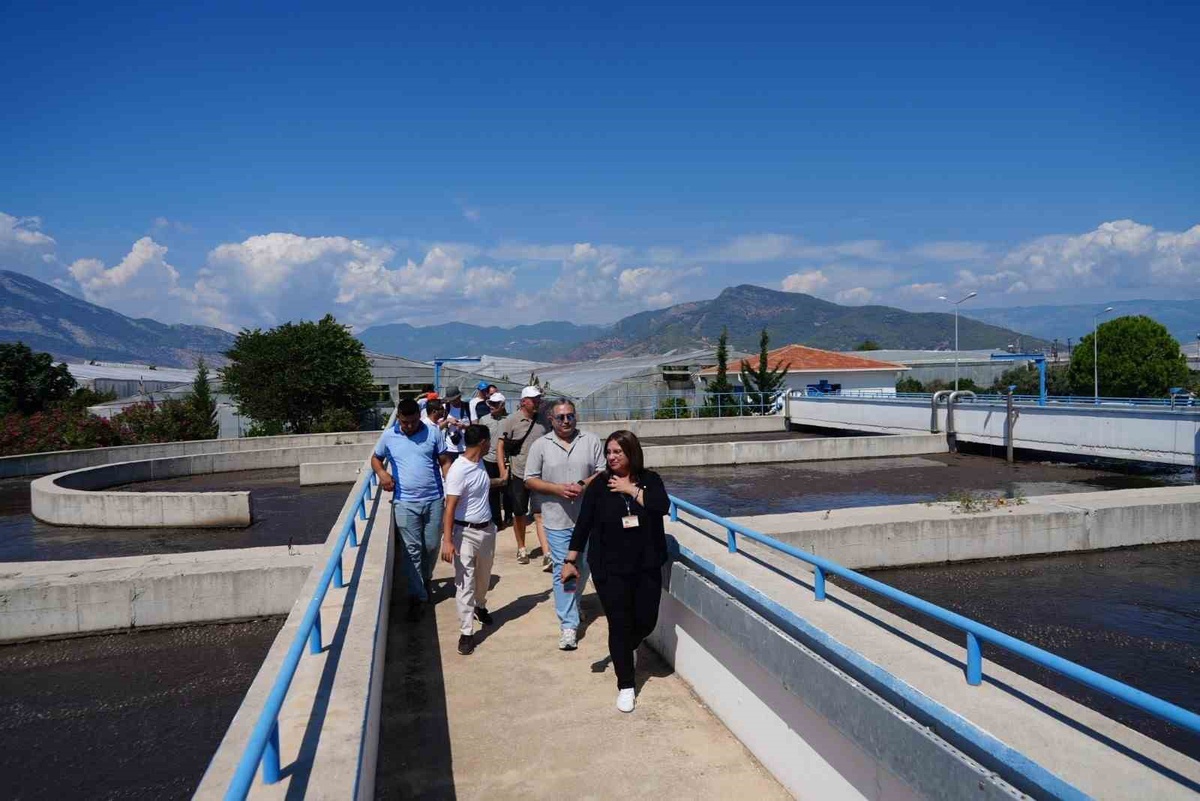 MESKİ Anamur Atıksu Arıtma Tesisi\'nde Bingen heyeti teknik inceleme yaptı