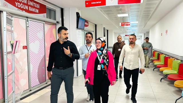 Sinop Atatürk Devlet Hastanesi'nde çalışan güvenliği için İSG denetimi yapıldı
