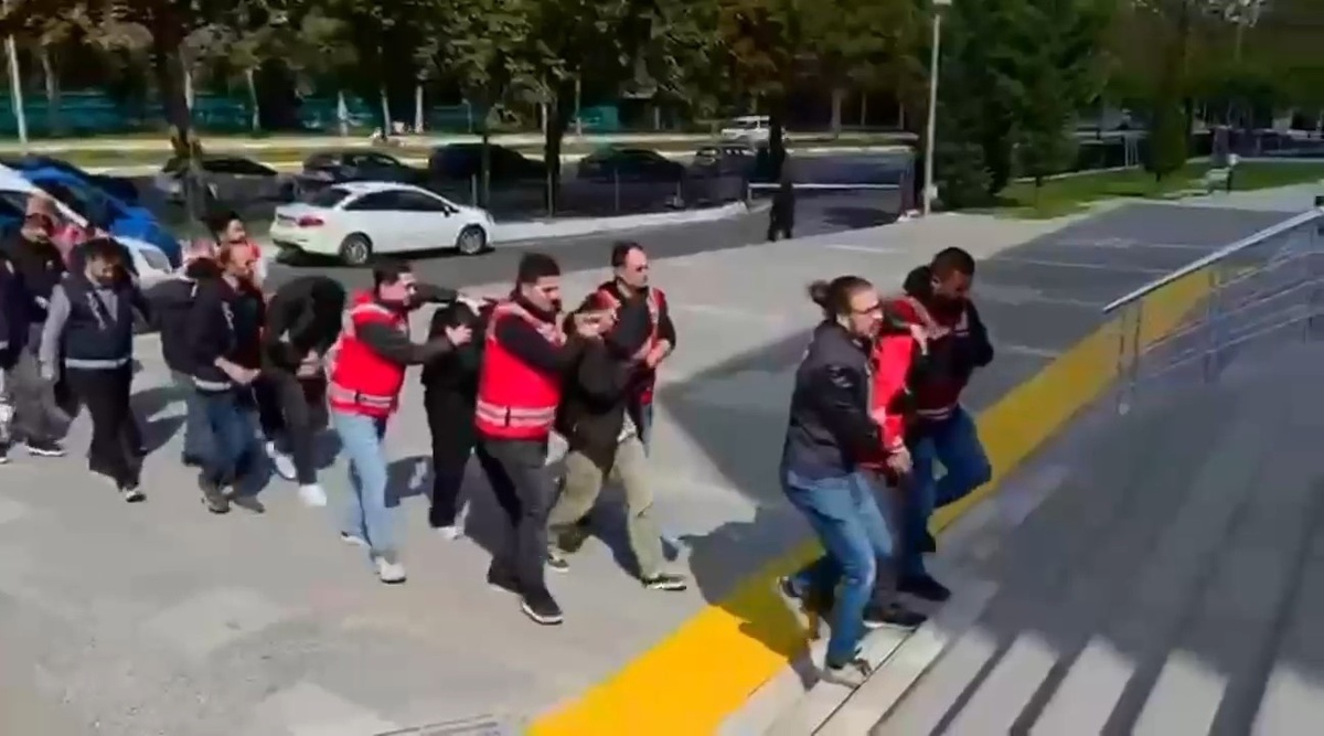 Rezil görüntülerden sonra 6 kişi hemen tutuklandı