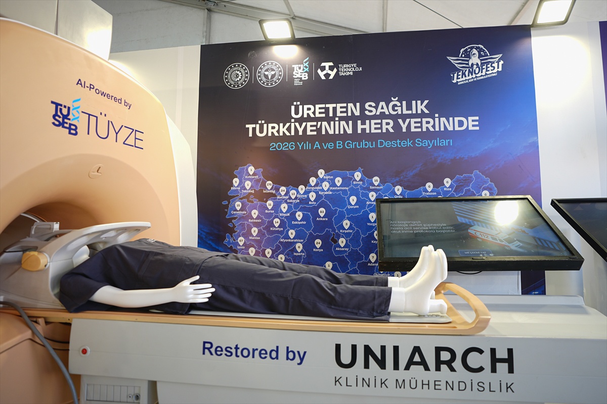 TÜSEB, inme için yapay zeka sistemini Şanlıurfa\'daki TEKNOFEST\'te sergiliyor