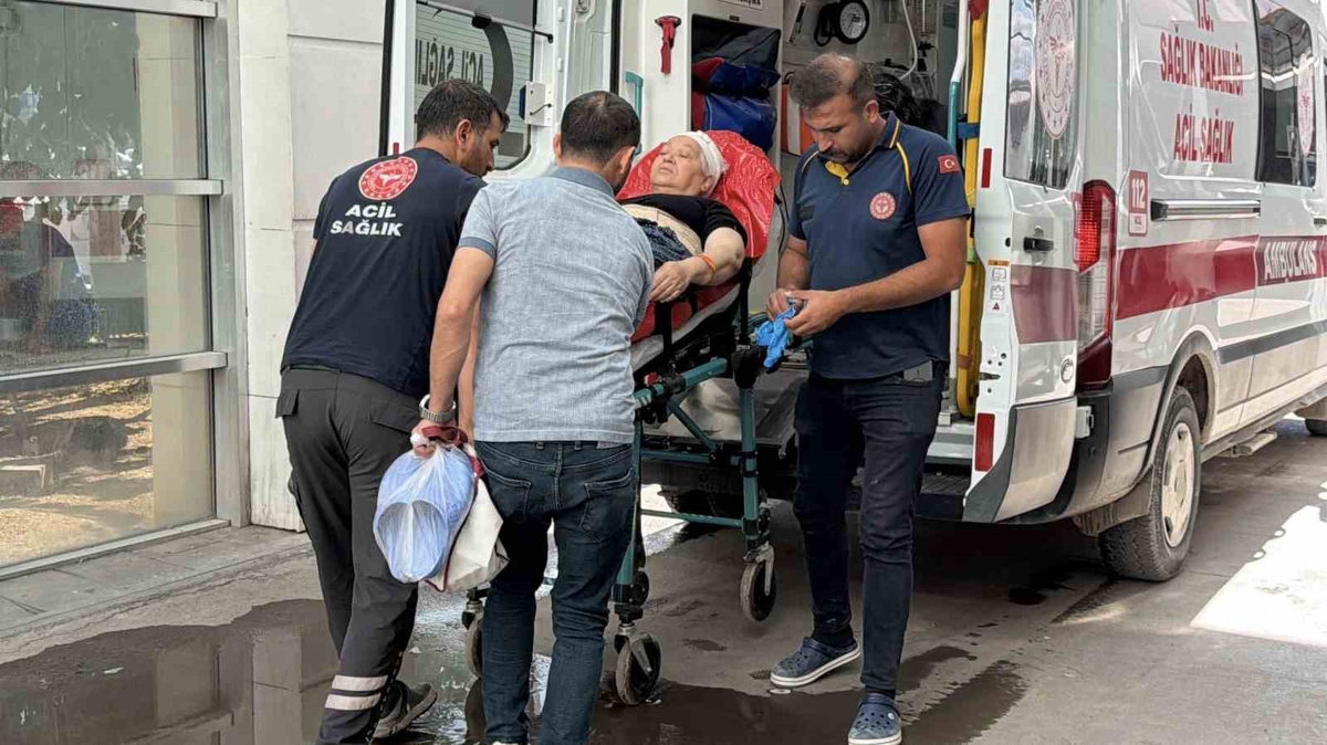 Adıyaman\'da 65 yaşındaki kadının elinden düşen bıçak sağ ayağına saplandı