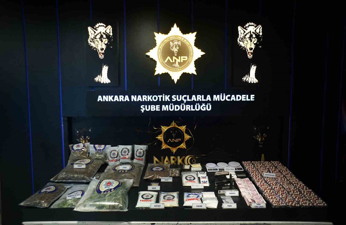 Ankara Emniyeti uyuşturucu operasyonunda 95 şüpheliyi gözaltına aldı, 32\'si tutuklandı