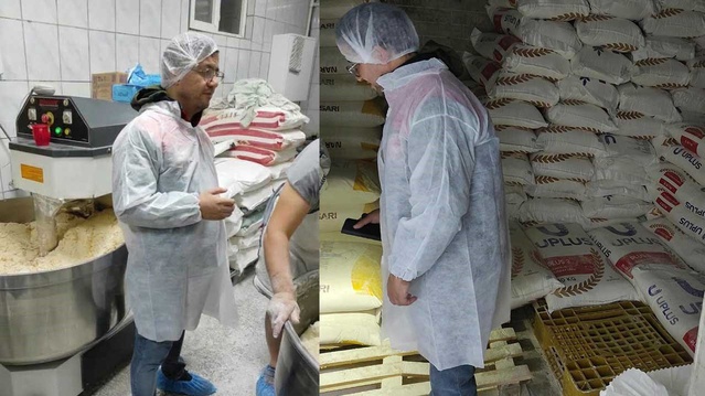 Denizli Çivril'de fırın ve gıda işletmeleri İlçe Tarım ekiplerince denetlendi