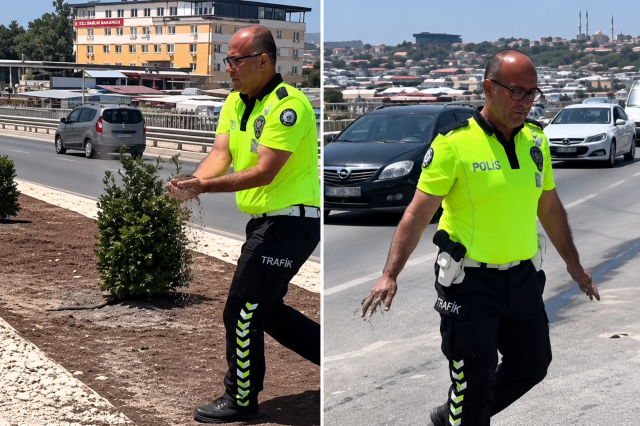 Hatay'da polisin yaptığı hareket Bakan <a class='keyword-sd' href='/mustafa-ciftci/' title='Mustafa Çiftçi'>Mustafa Çiftçi</a>'yi duygulandırdı