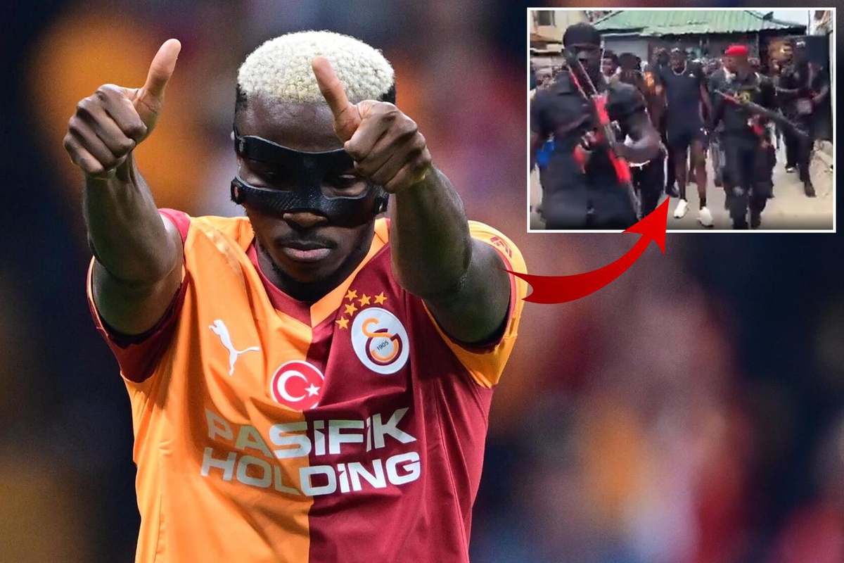 Galatasaray'ın Yıldız Futbolcusu Victor Osimhen Çocukluğunun Geçtiği Mahalleyi Ziyaret Etti
