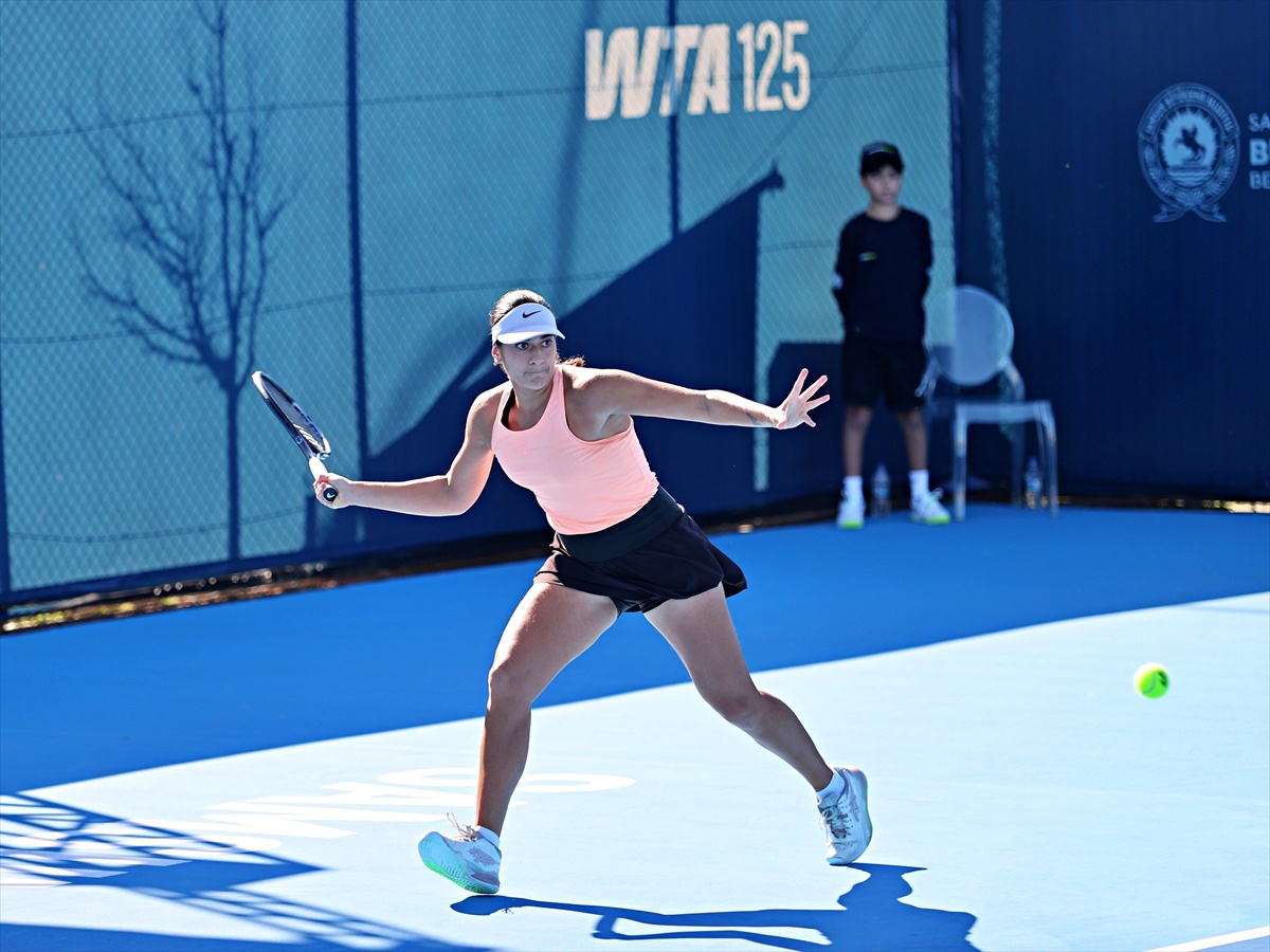 Samsun\'da WTA 125\'te eleme maçları sona erdi, 25 ülkeden tenisçi yer aldı
