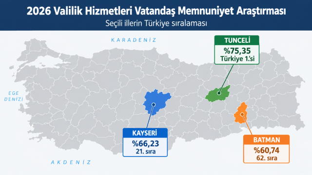 Valilik hizmetlerinde 81 ilin karnesi çıktı! Zirvedeki şehir herkesi geride bıraktı