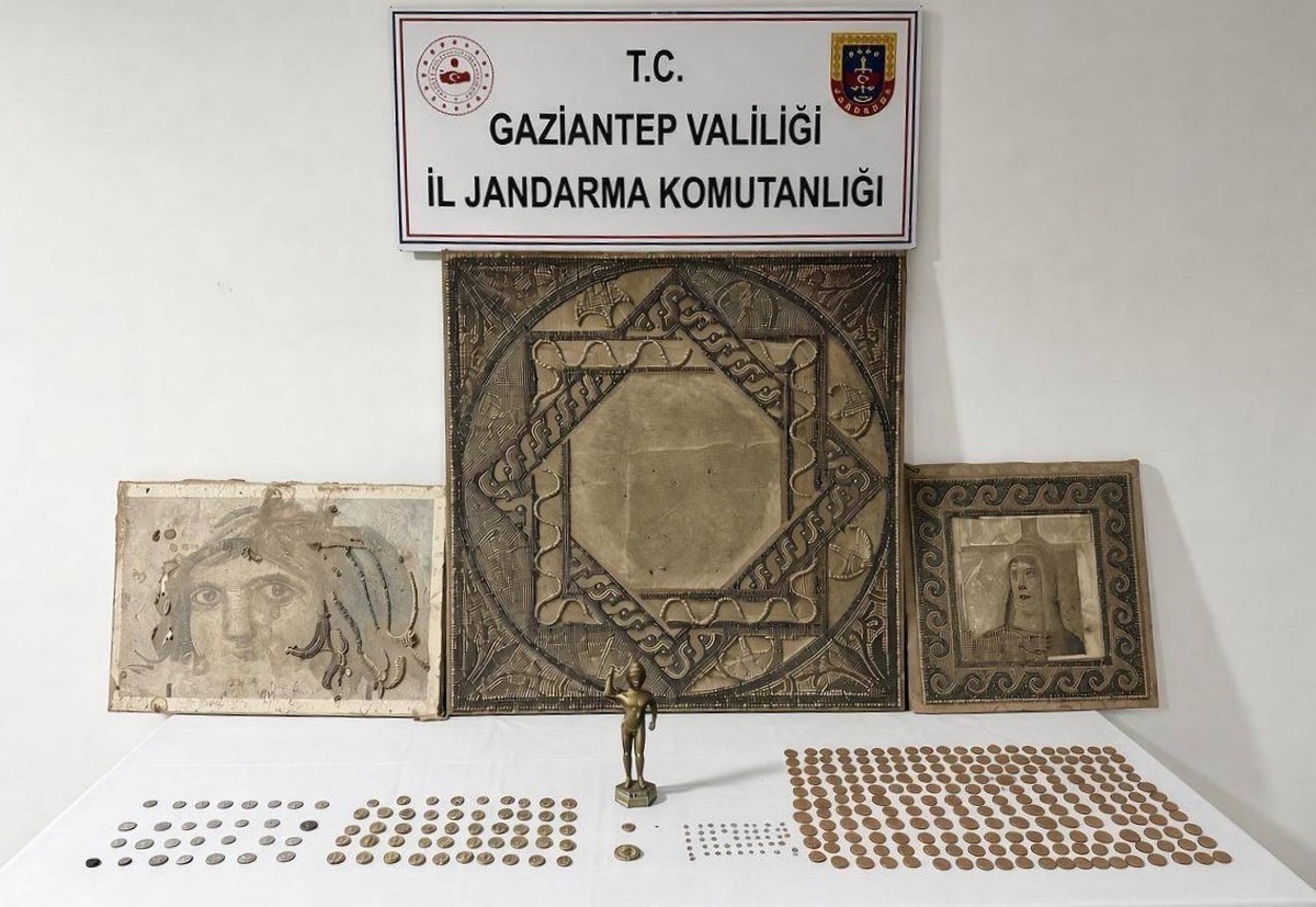 Sahte tarihi eserleri satmaya çalışan şüpheli Gaziantep Şahinbey\'de yakalandı