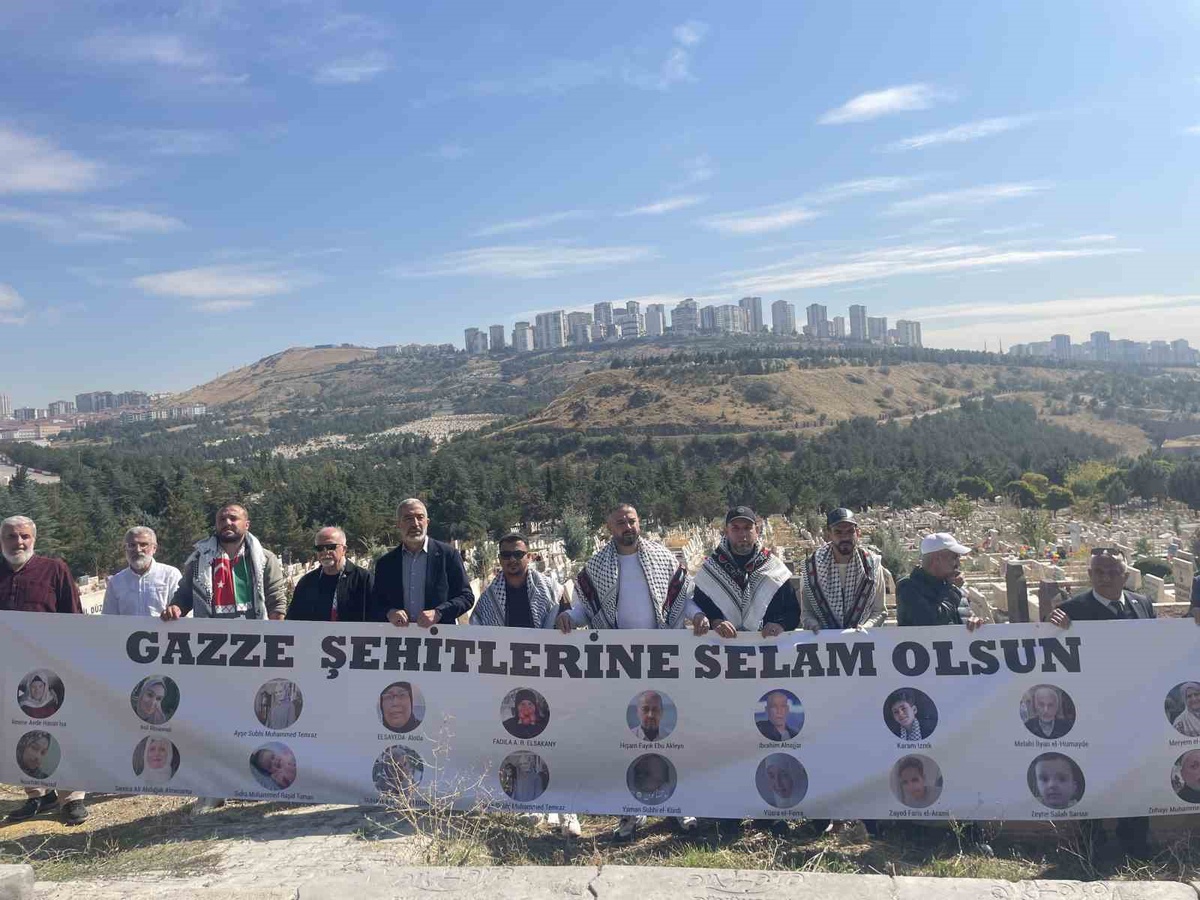 Gazze Şehitleri Ankara’da anıldı