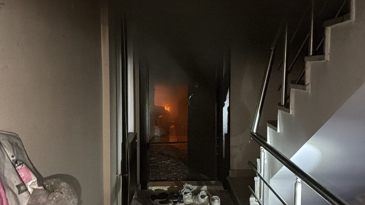 Kütahya\'da 4 katlı apartmanda yangın söndürüldü, yaralanan olmadı