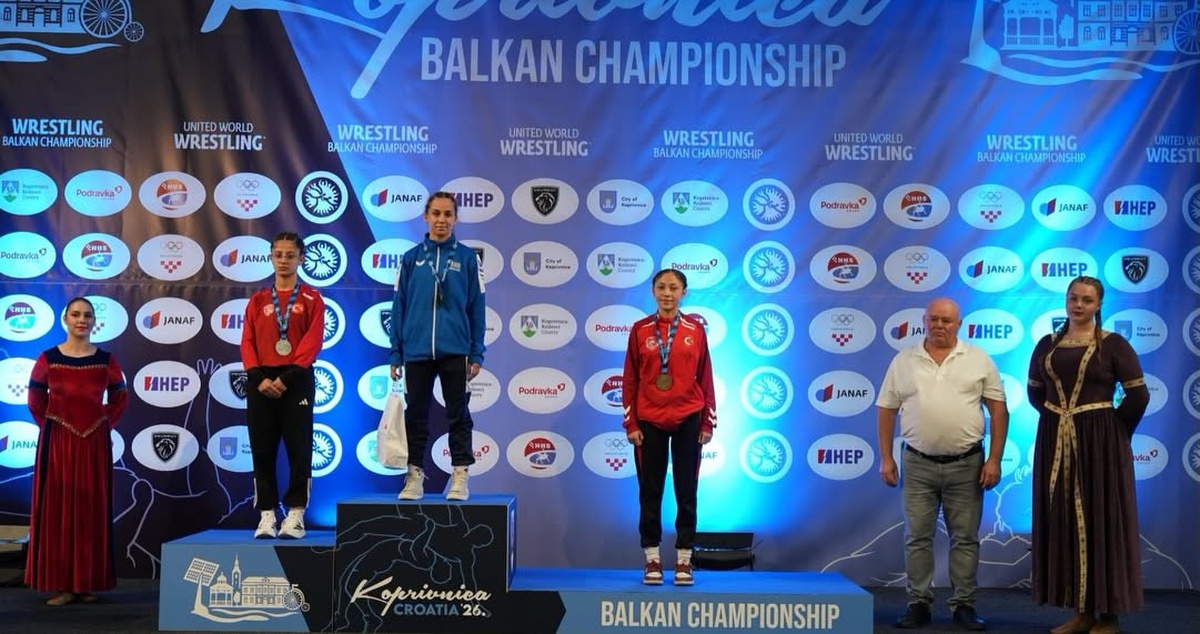 Kübra Selin Turgut, Hırvatistan\'da U17 42 kiloda Balkan ikincisi oldu